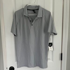 Kenneth Cole Light Gray Polo Shirt
